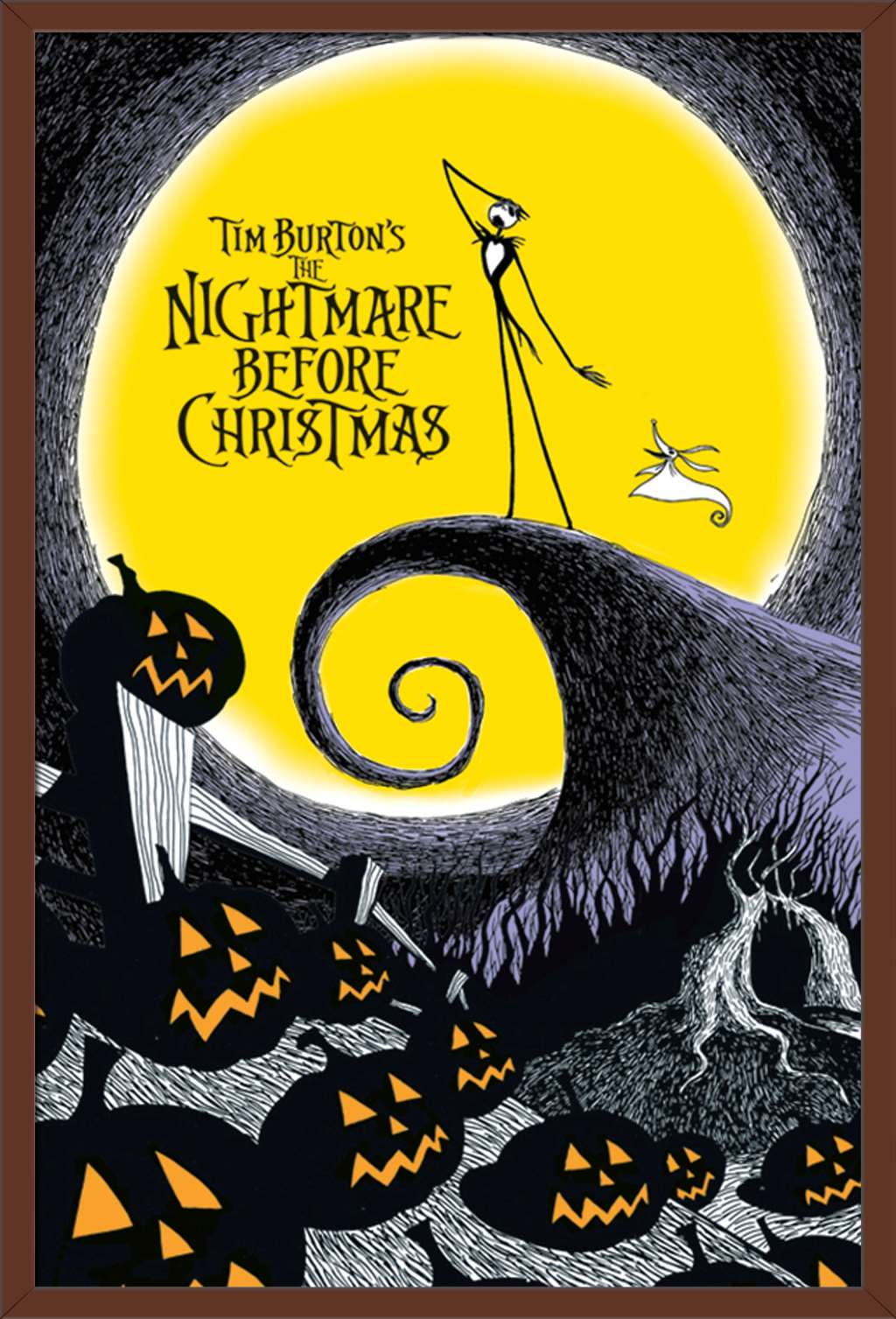 Disney Tim Burton's The Nightmare Before Christmas Wall Poster, 22.375