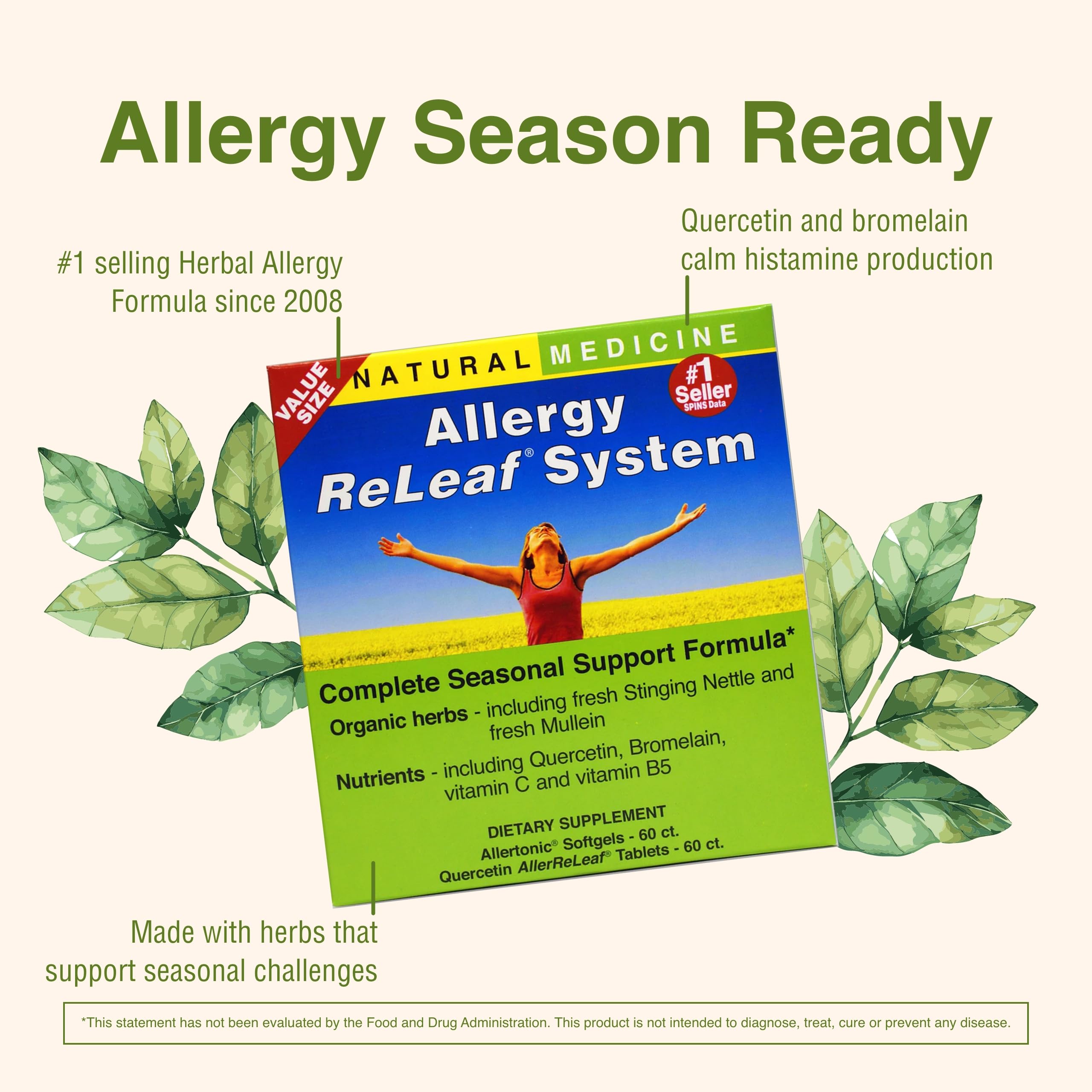 Allergy ReLeaf System - 60 Softgels + 60 Tablets