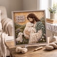 thumbnail image 7 of 3D Christian Fabric Poke Art Kit, Christmas Fabric Poke Art Kit for Adults With Pre-Cut Squares,Embroidery Jesus Nativity Scene Religious DIY Craft Kit for Christian, 7 of 7