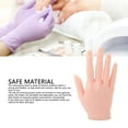 thumbnail image 4 of Mano De Maniquí De Entrenamiento De Uñas, Fácil De Limpiar, Práctica De Arte De Uñas De Silicona De Alta Simulación Confiable, Flexible A Mano Para Principiantes, 4 of 7