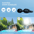 thumbnail image 3 of Google de entrenamiento para adultos, gafas de natación, espejo de protección UV antivaho, gafas de natación para adultos, gafas de natación Ormromra CPB-DE-WX302-2, 3 of 5