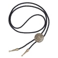 thumbnail image 3 of Bystar Vintage Style Cowboy Bolo Tie Necktie Necklace Flower Necklaces for Men, 3 of 5