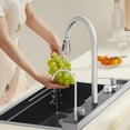 thumbnail image 3 of TTG Stainless Steel 29.5" x 18.1" x 8.07" Rectangular Multifunctional Kitchen Sink, 3 of 8