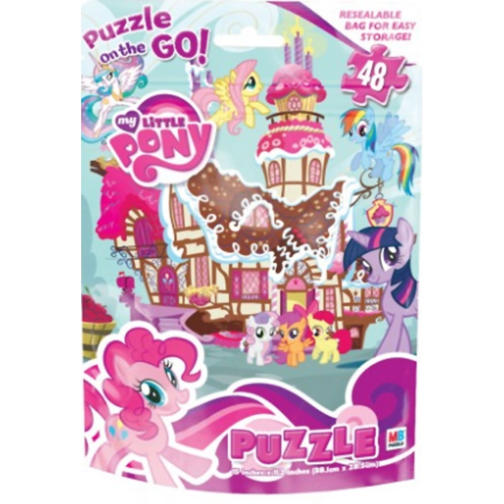 My Little Pony 48 Piece Puzzle`By Hasbro-15 Inches X 12 1/2 Inches New>Free 2 US 