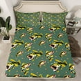 thumbnail image 2 of Manfei Rustic Pike Fish Bed Sheets,Hunting And Fishing King Sheets,Yellow Green Sheet Set For Teens,Microfiber Bedroom Decor,4pcs, 2 of 7