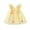 Yellow, variant on Baby Girl Dress Summer Toddler Baby Girls Flutter Sleeve Mesh Dress Holiday Dance Party Princess Dresses Girls Dress Purple 12 Months-18 Months