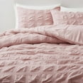 thumbnail image 3 of All Season Crinkle Textured Down Alternative Comforter Set Seersucker Bedding, 3 of 10