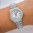 thumbnail image 1 of Pre-Owned Rolex Datejust 26MM 69174 Silver Diamond Dial Diamond Bezel Stainless Steel Jubilee Bracelet 0.9ct, 1 of 8