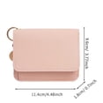 thumbnail image 3 of Daolelai New Style Card Holder Short Cute Small Ladies Coin Purse Simple Light Pu Leather Document Storage Bag Thin, 3 of 4