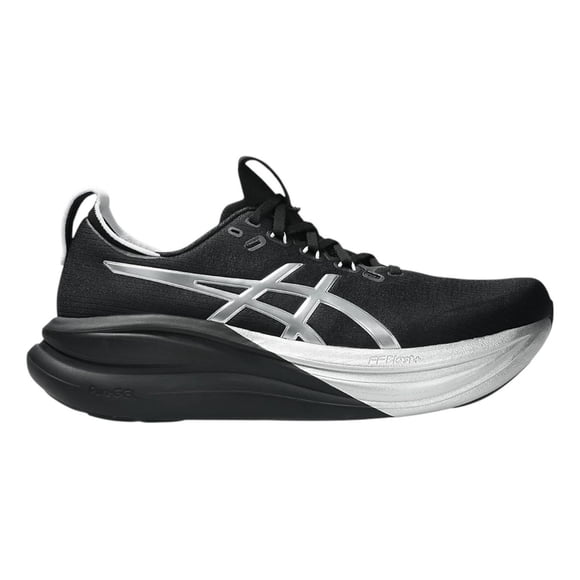 Tenis Asics Hombre Nimbus 28 Platinum Negro Running negro 6 MX