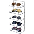 thumbnail image 7 of 5 Tier Premium Clear Acrylic Sunglasses Holder Rack, Wall Mounted Eye Glasses Shelf or Tabletop Display Stand, Retail Eyewear Showcase Storage Organizer, 7 of 7