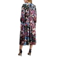 thumbnail image 2 of Anne Klein Womens FLoral Tiered Dress, Multicoloured, X-Small, 2 of 2