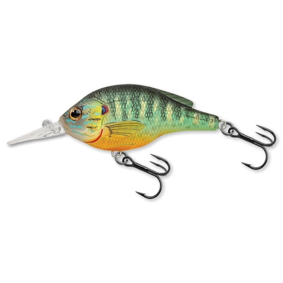 LiveTarget PS57S100 Sunfish Shallow Dive Crankbait, 2 1/4", 1/4