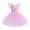 Pink, variant on IBTOM CASTLE Toddler Girls Ballet Leotards Glitter Tulle Skirt Ruffle Sleeve Tutu Dresses with Hair Clip Dancewear Outfit 9-10 Years Pink
