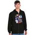 thumbnail image 3 of Airbrushed Tootsie Roll Pop Crunch Zip Up Hoodie Men's Women's Brisco Brands X, 3 of 6