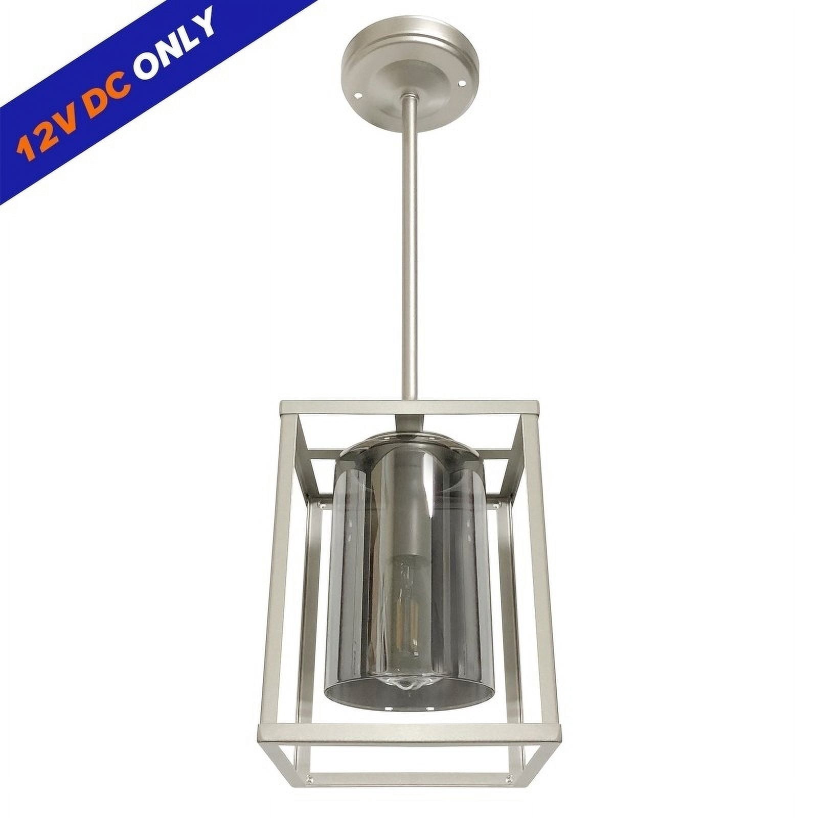 12V Tinted Glass LED Pendant Light Fixture for RV Kitchen Island 3500K