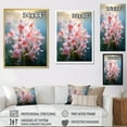 thumbnail image 4 of Designart "Sea Bloom: Monkey Face Orchid" Flowers Floater Framed Wall Art Living Room, 4 of 5