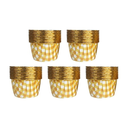 

TFDZ Baking Supplies Baking Accessories Large Flanged Cake Cups Multicolor Baking Desserts High Temperature Cake Cups A