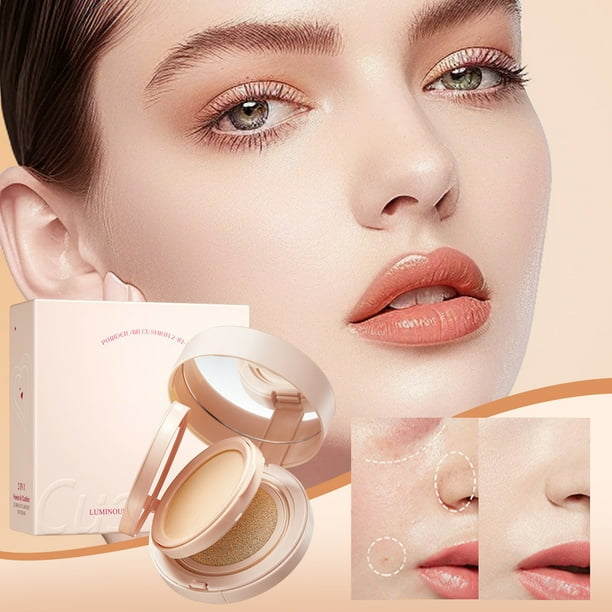 Polvo Air Cushion Crema Luminosa Corrector 2 En 1 Polvo Air Cushion Crema Luminosa Corrector 2 En 1 Polvos de Papel Cushion