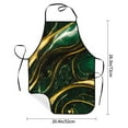 thumbnail image 2 of Disketp Green Marble Kitchen Apron with adjustable Aprons for Women with Pockets Cooking Powder Pink Apron, 2 of 7
