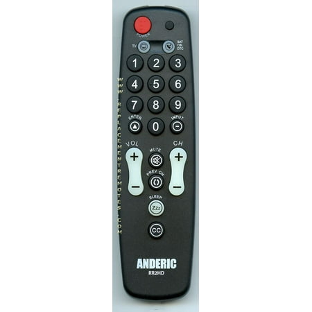 ANDERIC RR2HD Easy Big Button Remote Control for DirecTV (p/n: RR2HD) 2-Device Universal Remote Control