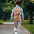 thumbnail image 3 of Pzuqiu Music Note Capybara 17 Inch Kids Backpack for Boys Girls Ages 6-14 Elementary Middle School Students Breathable Large Capacity Backpack for Kids 8-12 for Back to School, 3 of 7