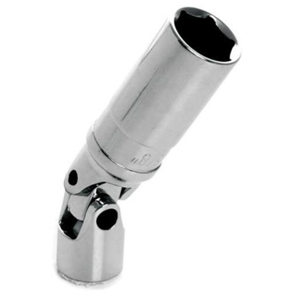 Performance Tools W38161 3/8in. Drive 6pt. Flexible Extension Spark Plug Socket 5/8in