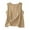 Khaki, variant on NIEWTR Women Cotton Linen Tank Tops Loose Causal Sleeveless Summer Shirts Crew Neck Gauze Crewneck Camisole(Khaki,5XL)