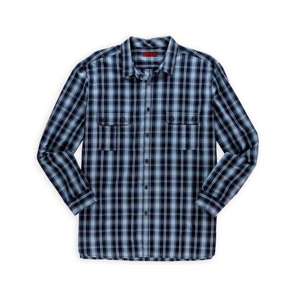 Camisa abotonada delgada Alfani Hombre Azul XX-Large Botones al frente