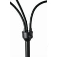 thumbnail image 2 of Mainstays 3 Head Floor Lamp Black with White Plastic Shades and with LED Bulbs Included, 2 of 8