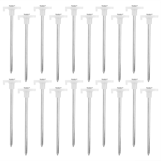 Estacas para Tienda JFOUTU de Acero Galvanizado para Montaje Rápido 20 unidades (18 cm/7 pulg)