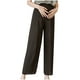 thumbnail image 1 of ShomPort Women's Maternity Pants Loose Comfy Elastic High Waist Wide Leg Pregnancy Pants with Adjustable Belt, 1 of 3
