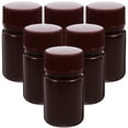 thumbnail image 4 of Shisuyan Bouteille de Réactif en Plastique Brun Foncé 6 Pcs 2.4X1.4X1.3In Résistance Chimique, 4 of 8