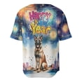 thumbnail image 2 of Happy New Year with Belgian Malinois Fireworks Holiday Xmas Winter 2025 All Over Print 3D Baseball Shirt Sheepdog Dog Lover Gifts Softball Sport - 00025, 2 of 6