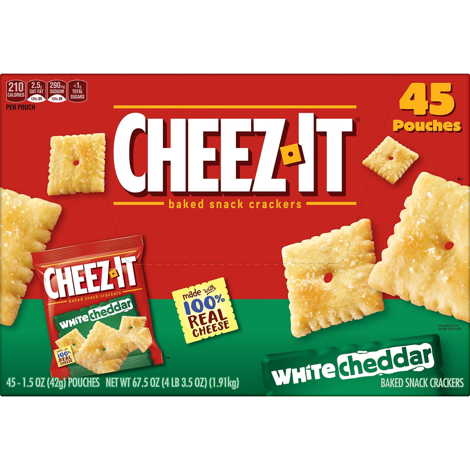 Cheez-It White Cheddar Snack Packs (1.5 oz., 45 pk.)