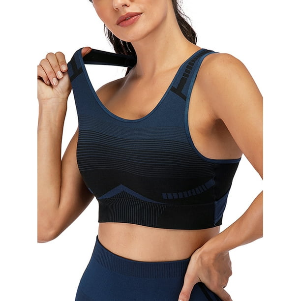 Solid High Impact Sports Bra for Large Bust Front Zipper Zip Up Running Sports  Bras for Women Longline Comfortable, A, X-Large : : Clothing,  Shoes & Accessories