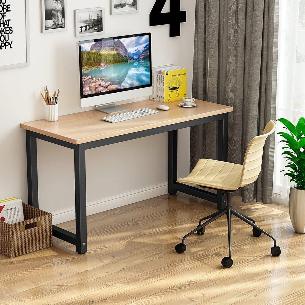 Tribesigns 55" Simple Sturdy Computer Desk, Large Modern Small Desk