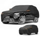 thumbnail image 1 of Funda para auto impermeable para todo clima, protección exterior completa contra el sol y la lluvia, con tiras reflectantes, negra para Jeep Grand Cherokee, 1 of 7