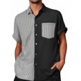 thumbnail image 1 of Chemise à Manches Courtes Florale pour Hommes pour Tropical Été Plage Camping, 1 of 3