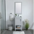 thumbnail image 4 of Aqua rectangle vanity mirror 18 inch in Grey, 4 of 5