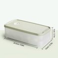 thumbnail image 2 of Caja de plástico para huevos, caja para guardar huevos, caja para guardar 10 huevos en el frigorífico (verde claro), 2 of 4