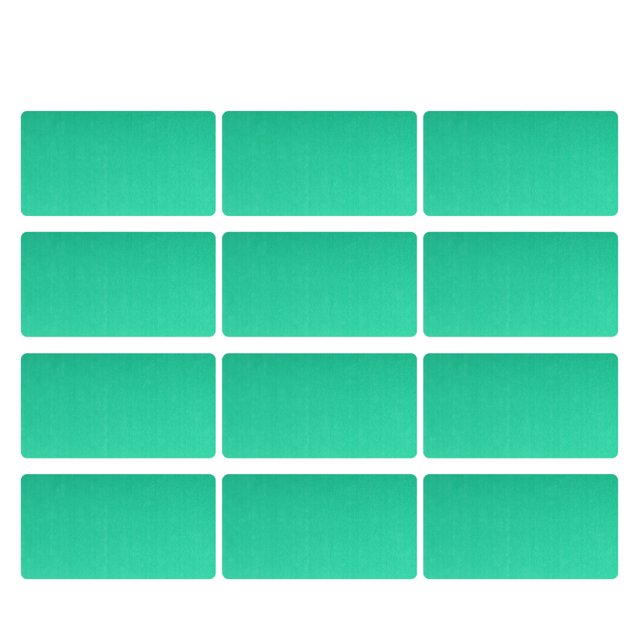 Milisten 50 Pcs 0.2MM Aluminium Anodisé Coloré Fin Machine de Gravure Vierge et Gravure CNC Disponible (Vert)