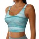 thumbnail image 2 of Balery Teal Turquoise Wood Sujetadores deportivos con espalda cruzada para mujer, acolchados, sin costuras, de alto impacto, ideales para yoga, gimnasio, entrenamiento y fitness.-, 2 of 8