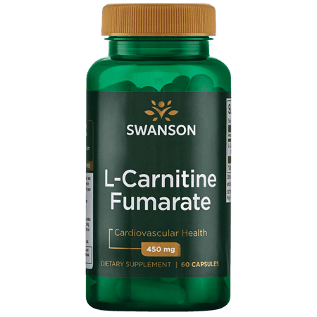 Swanson L-Carnitine Fumarate 450 mg 60 Caps