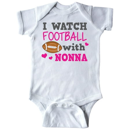 

Inktastic I Watch Football with My Nonna Gift Baby Girl Bodysuit