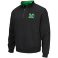 thumbnail image 2 of Men's Colosseum Black Marshall Thundering Herd Tortugas Logo Quarter-Zip Jacket, 2 of 3