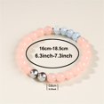 thumbnail image 2 of Round Beaded Bracelet Gemstone Jewelry - Beaded Bracelets for Women Stretch Healing Bracelet - Natural Stone Gemstone Jewelry Gifts for Daily Wear 0.3in Width, 2 of 5