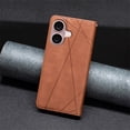 thumbnail image 2 of Allytechgroup Flip Wallet Case for iPhone 16, RFID Blocking PU Leather Case with Kickstand & Credit Card Slot Shockproof Back Cover Shell for iPhone 16, Brown, 2 of 6