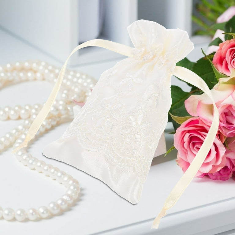 4 Pcs Silk Jewelry Bag Small Baggies Cloth Bags Stationery Bag Favor Bags Drawstring Tiny Bags Bride Walmart