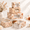 60-Fall Floral, variant on 30 Fall Floral 4x4x2.5 Inch Food Grade Cardboard Cookie Boxes with Window